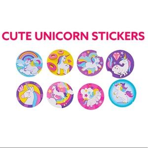 🍂Cute Unicorn Stickers 1.5” sticker seal